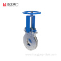 Non Rising Knife Gate Valve One Way Sealing